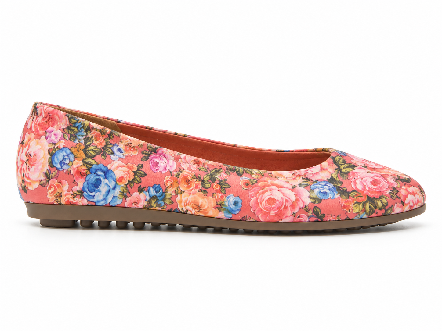 Vista lateral de la bailarina Rose Nude de mujer fabricada en España